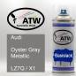 Preview: Audi, Oyster Gray Metallic, LZ7Q / X1: 400ml Sprühdose, von ATW Autoteile West.